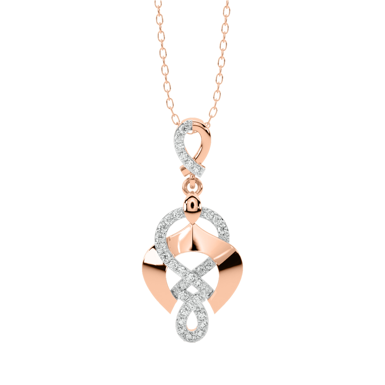 Sienna Round Diamond Pendant